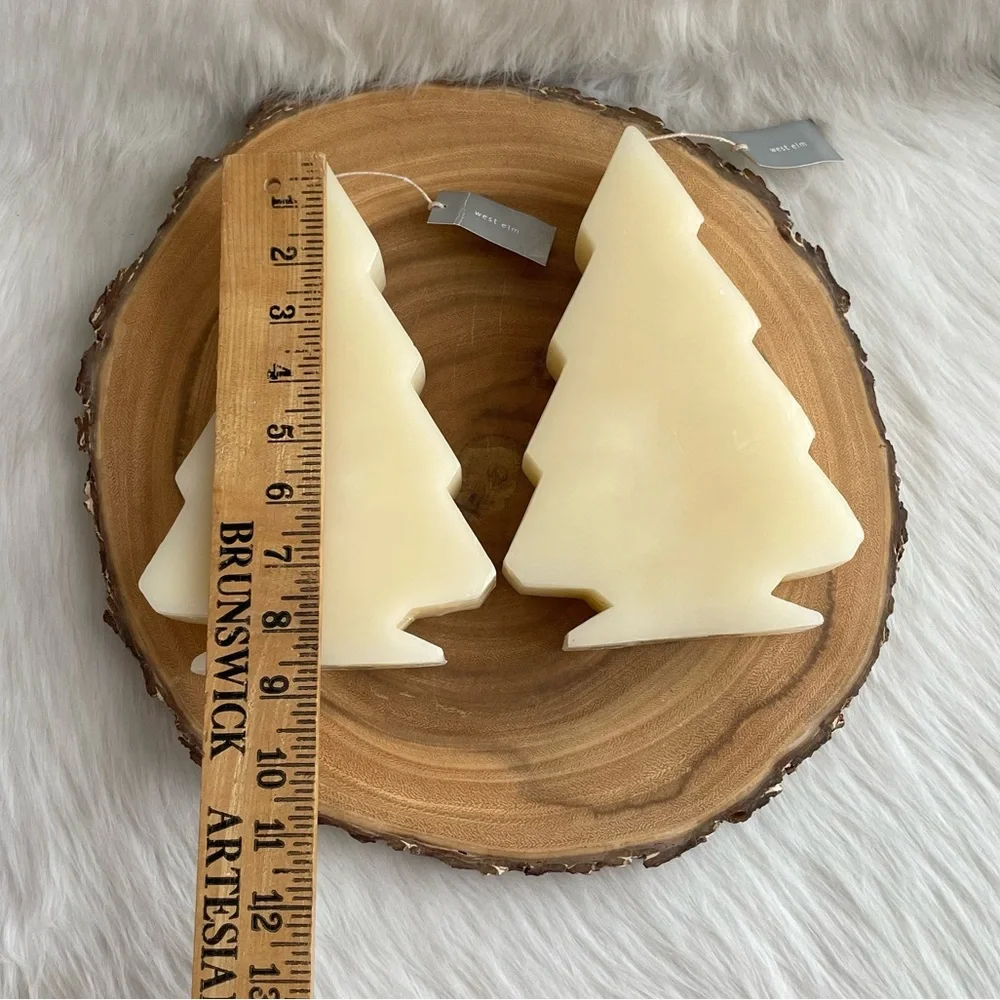 NWT West Elm large bougie tree candles